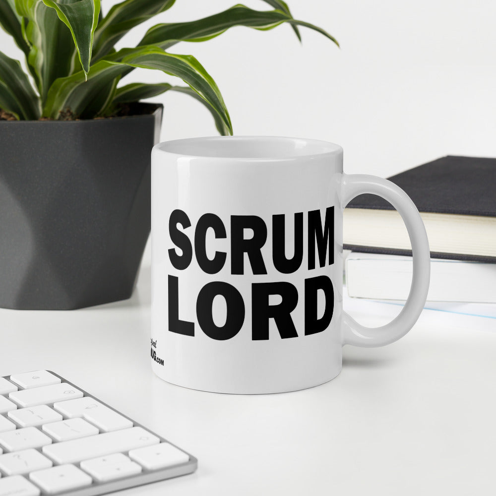 SCRUM LORD - 11 oz White Glossy Mug