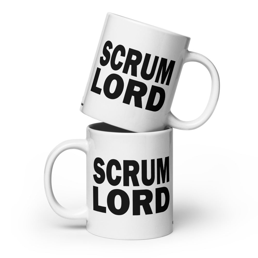 SCRUM LORD - 20 oz White Glossy Mug