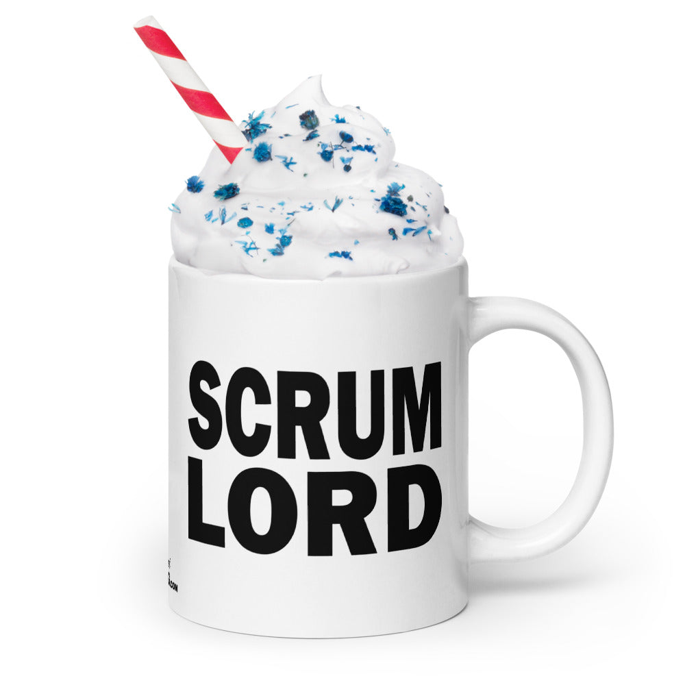 SCRUM LORD - 20 oz White Glossy Mug