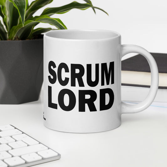 SCRUM LORD - 20 oz White Glossy Mug